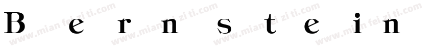 BernsteinRandom Heavy Regular字体转换